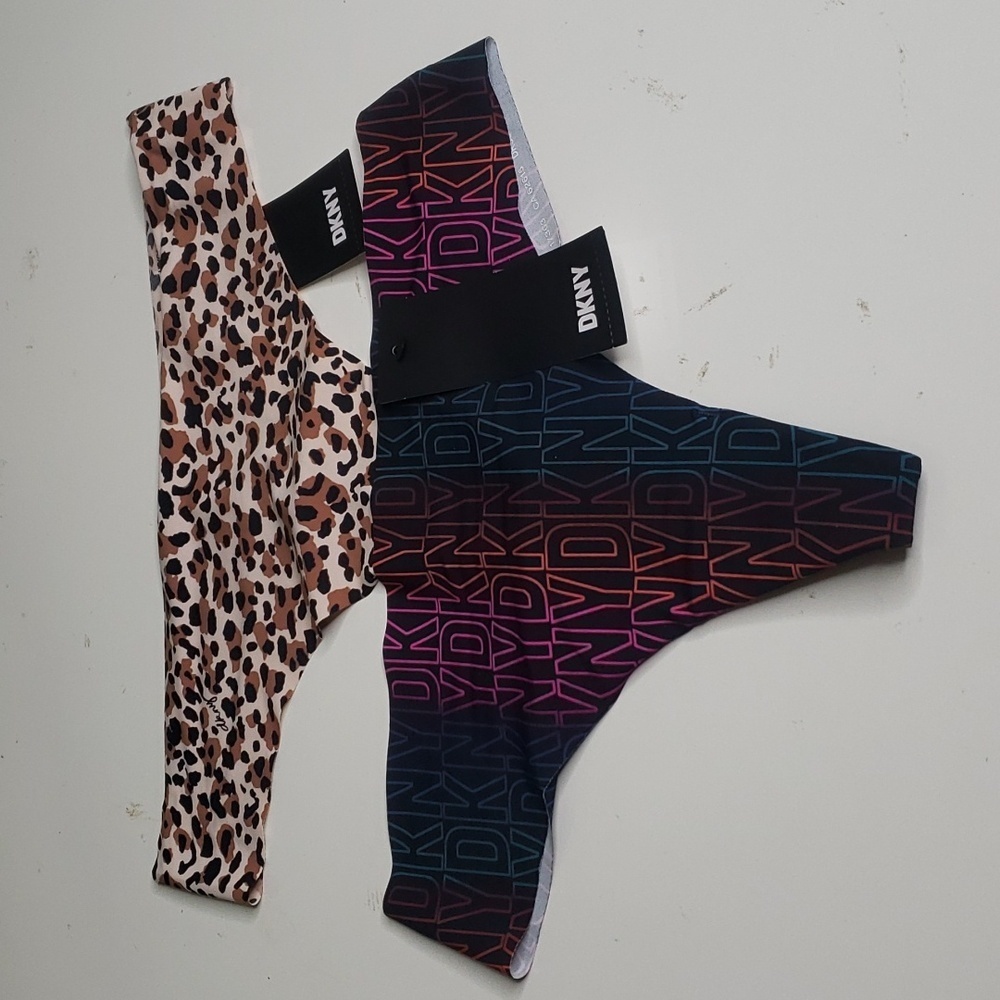 DKNY Litewear Cut Anywhere Thongs Small